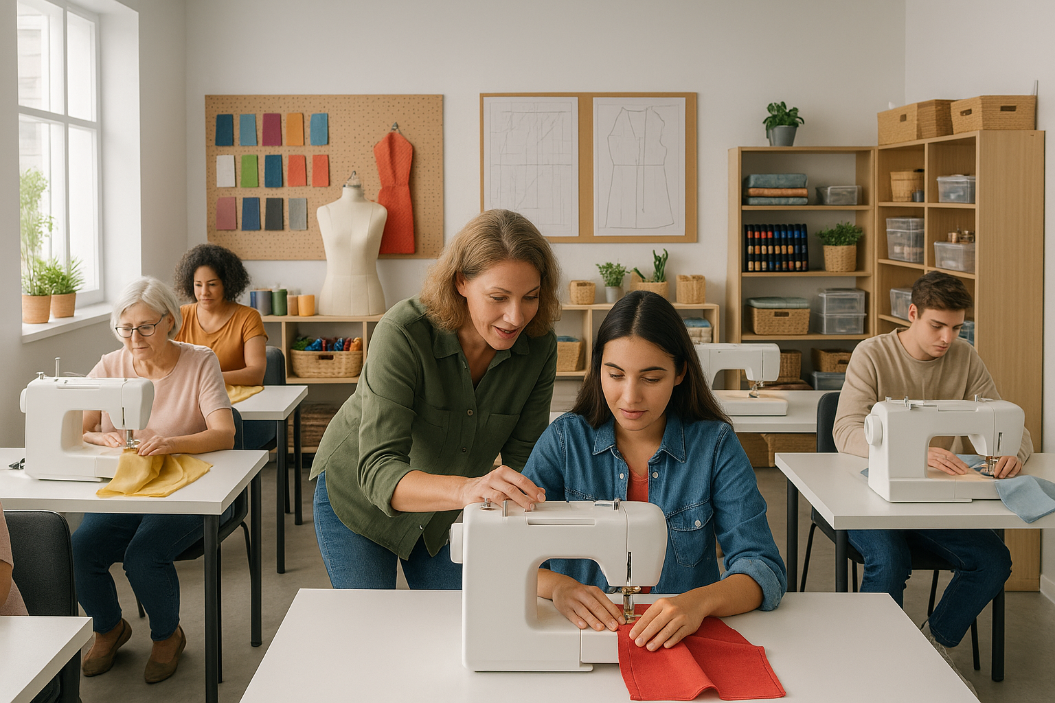 Stitching training center